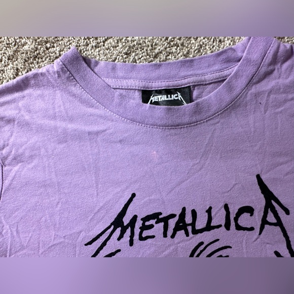 Cotton on purple Metallica T-shirt - Picture 5 of 7